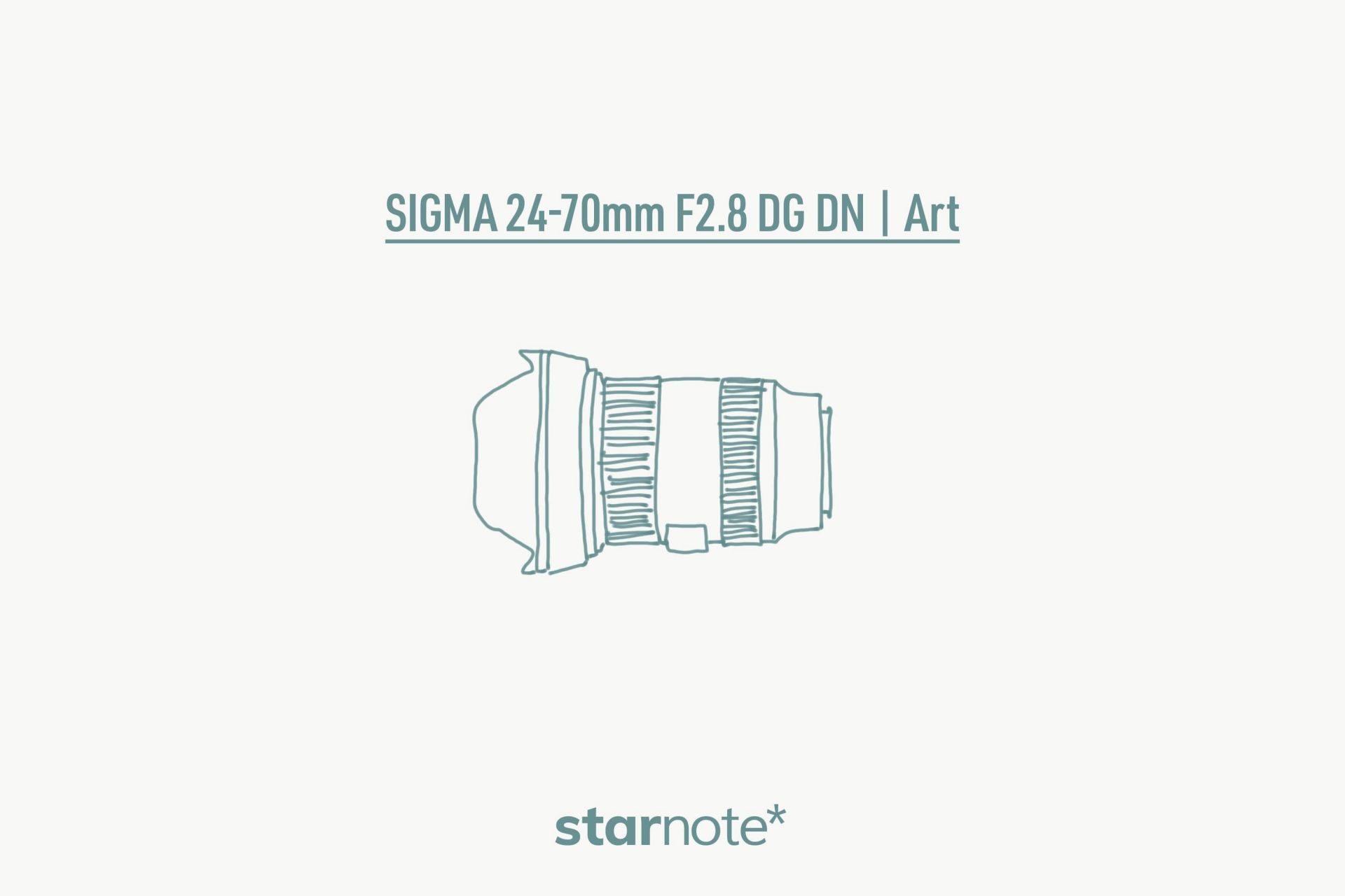 レンズを予約したよ｜SIGMA 24-70mm F2.8 DG DN Art - starnote*