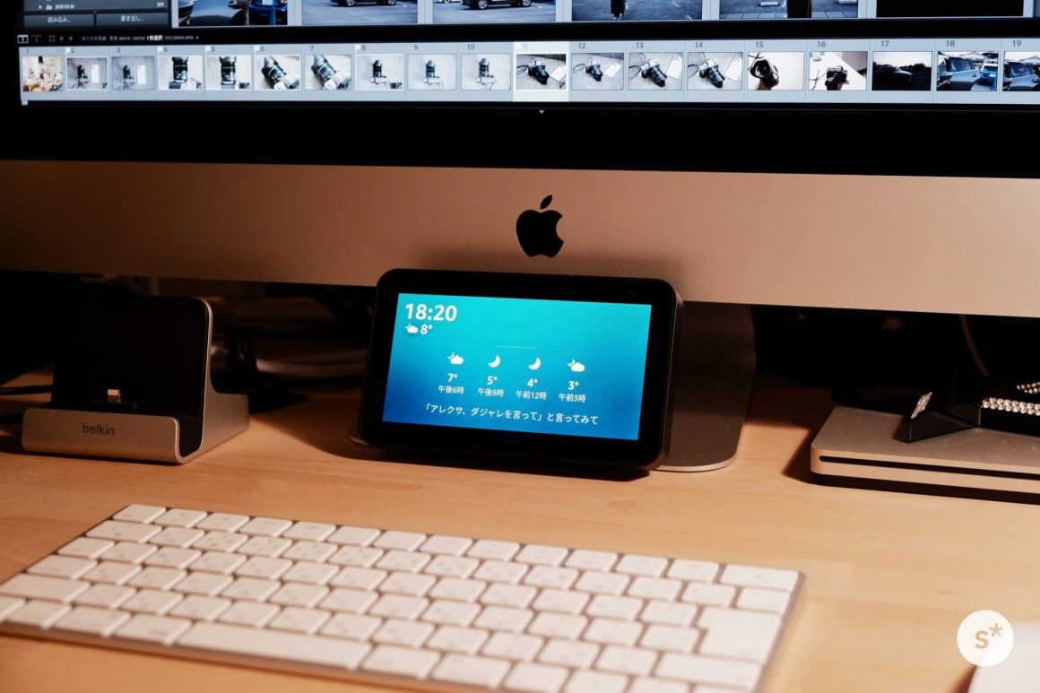 卓上時計のスマート化としての、Echo Show 5 - starnote*