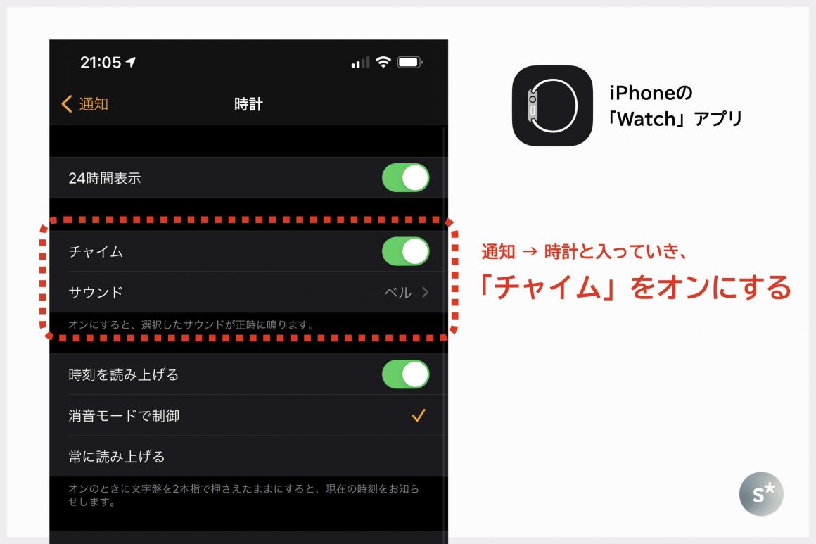 Apple Watchの時報をオンにしたら時間の使い方が変わる Starnote