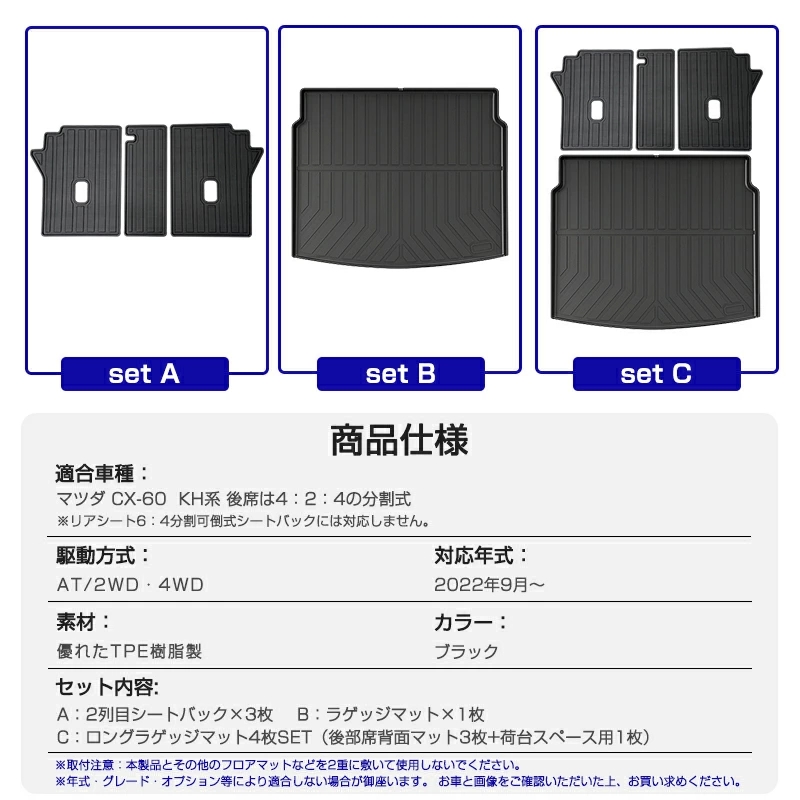 もう汚さない。CX-60に防水ラゲッジマットを導入。 - starnote*